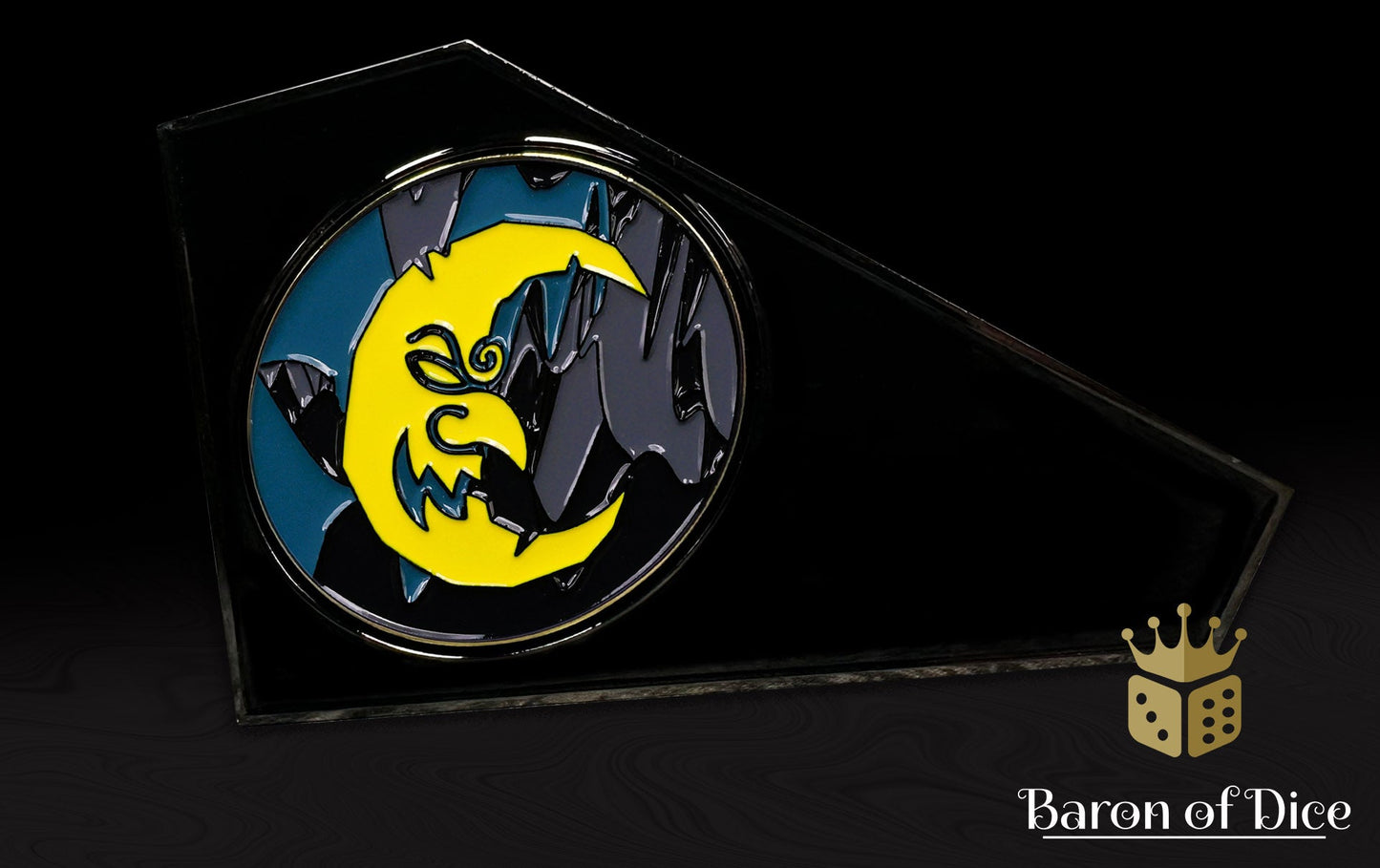 3" Metal Combat Gauge | Moon | Baron Coin™ Compatible