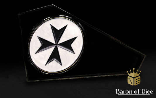 3" Metal Movement Gauge | Knights Templar | White | Baron Coin™ Compatible