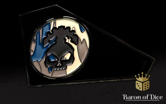 3" Metal Combat Gauge | Necromantic Skeleton | Baron Coin™ Compatible