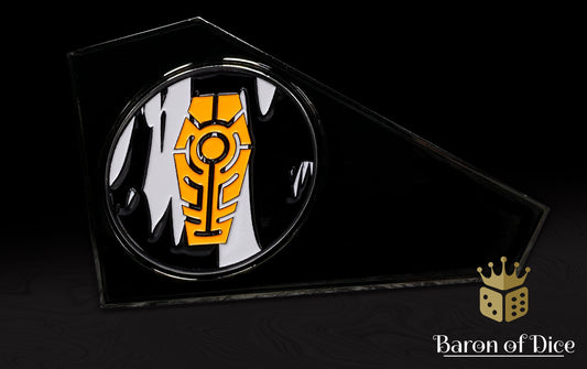 3" Metal Movement Gauge | Orange Coffin | Baron Coin™ Compatible