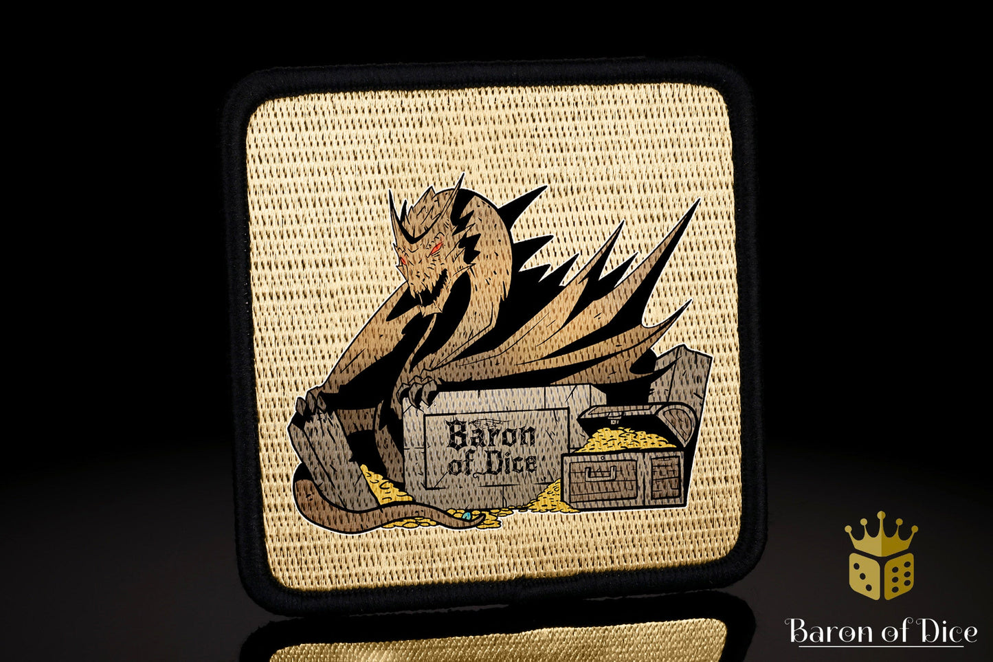 Baron's Dice Bag | Sole Ring | Ancient Dragon Velcro Patch