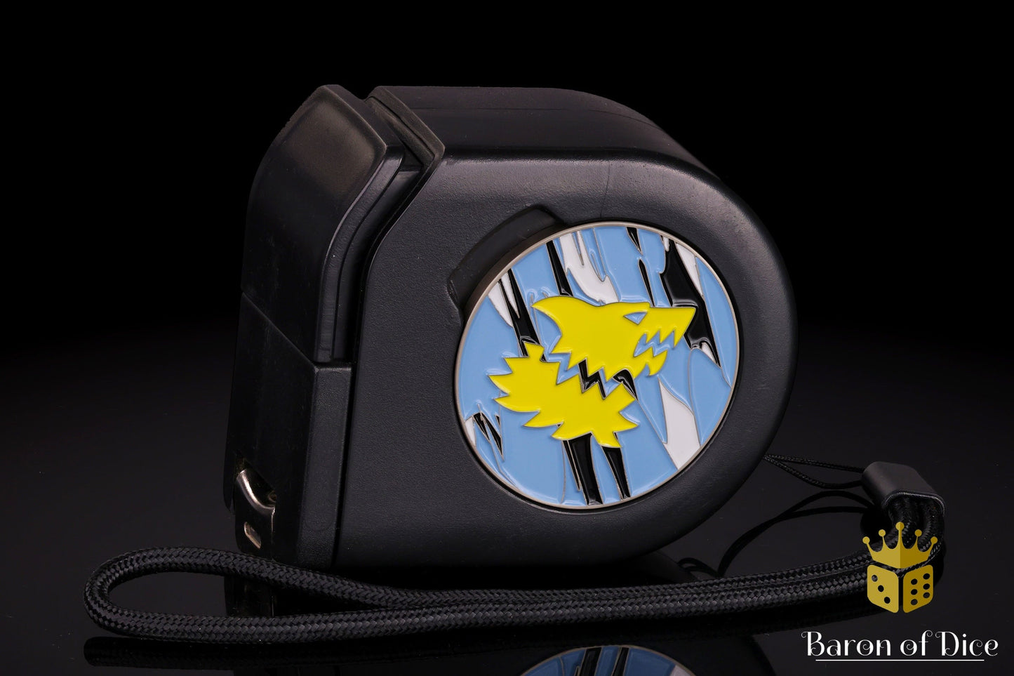 Wargaming Tape Measure | Baron's Coin™ Compatible | Snow Wolf