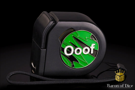 Wargaming Tape Measure | Baron's Coin™ Compatible | Ooof | Green