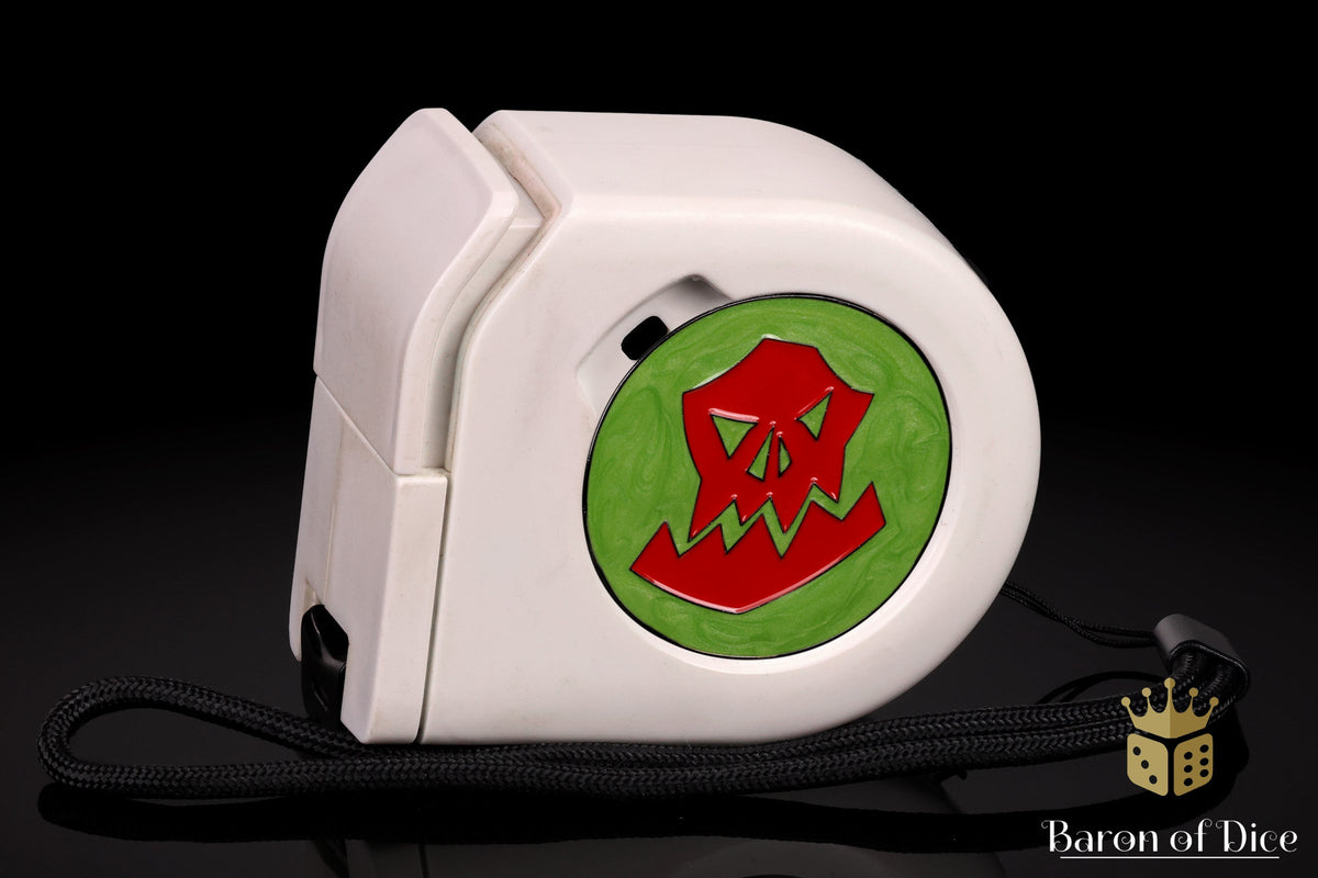 Wargaming Tape Measure | Baron's Coin™ Compatible | Orc | Red