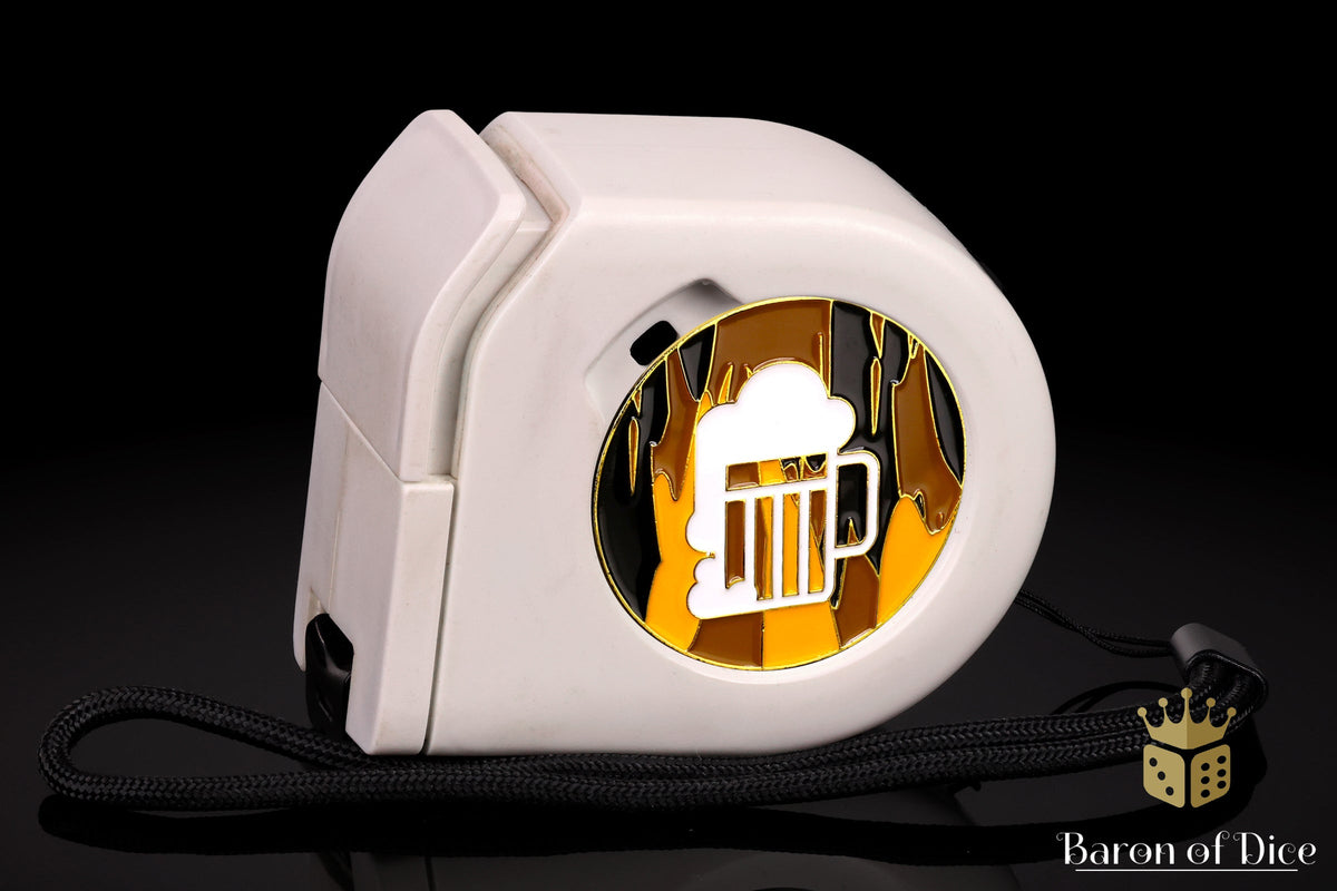 Wargaming Tape Measure | Baron's Coin™ Compatible | Beer Mug