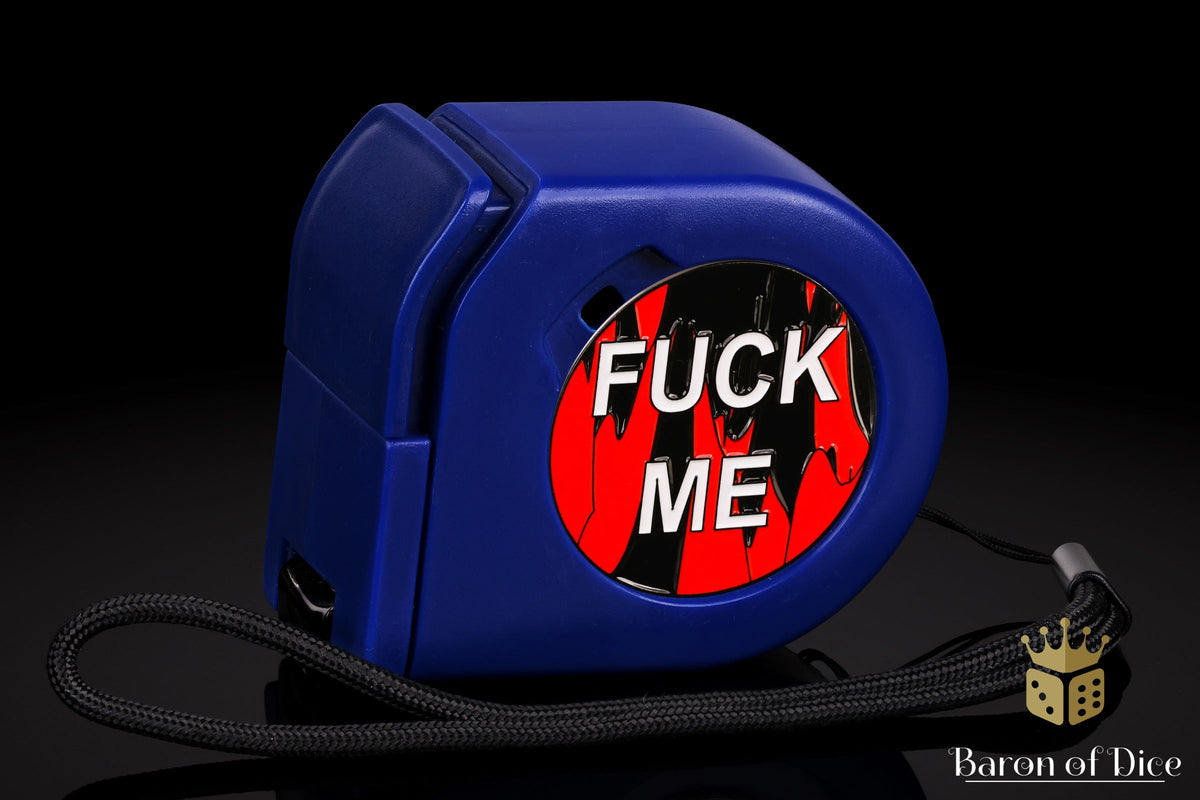 Wargaming Tape Measure | Baron's Coin™ Compatible | F**k Me | Red