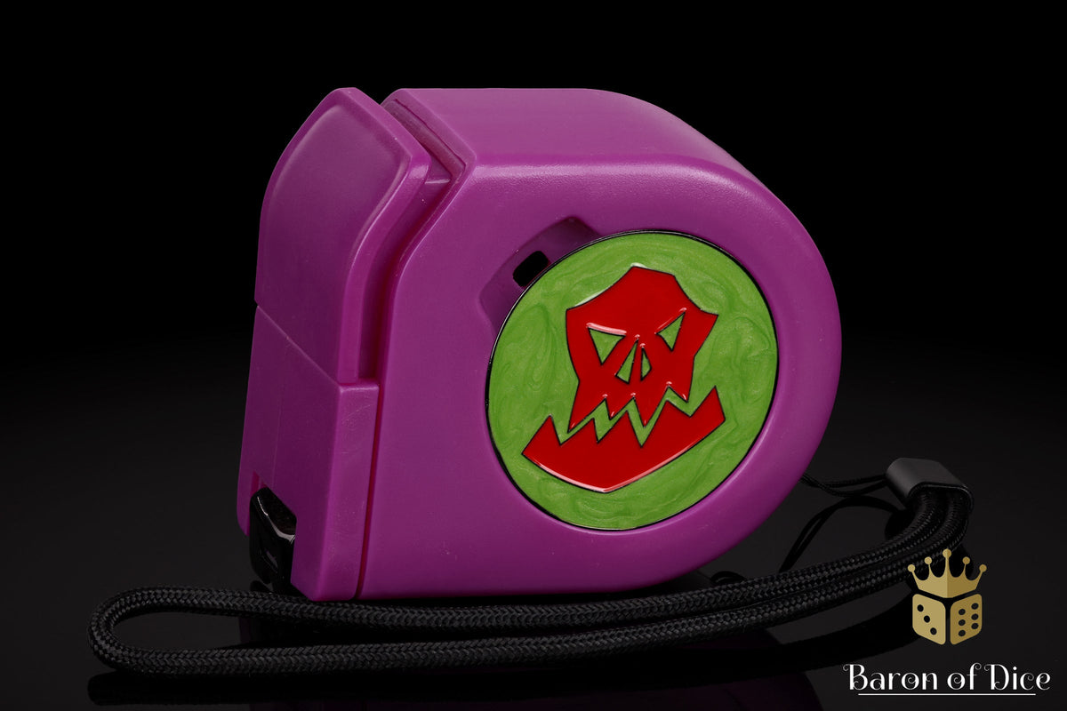 Wargaming Tape Measure | Baron's Coin™ Compatible | Orc | Red