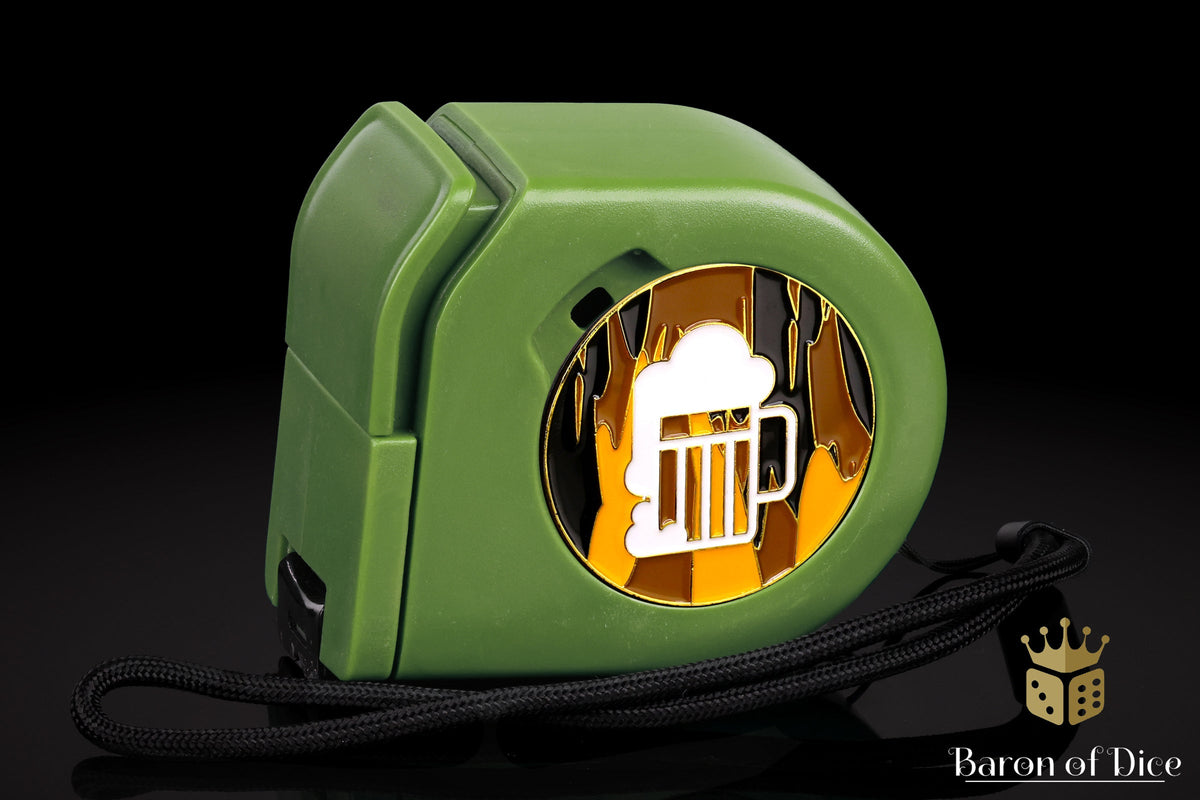 Wargaming Tape Measure | Baron's Coin™ Compatible | Beer Mug
