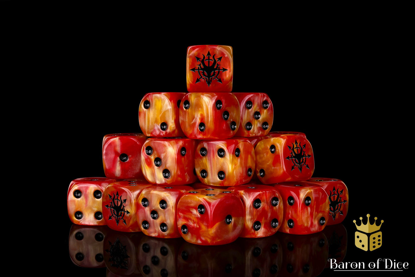 Devil Dragon, Fiery Hell, Dice