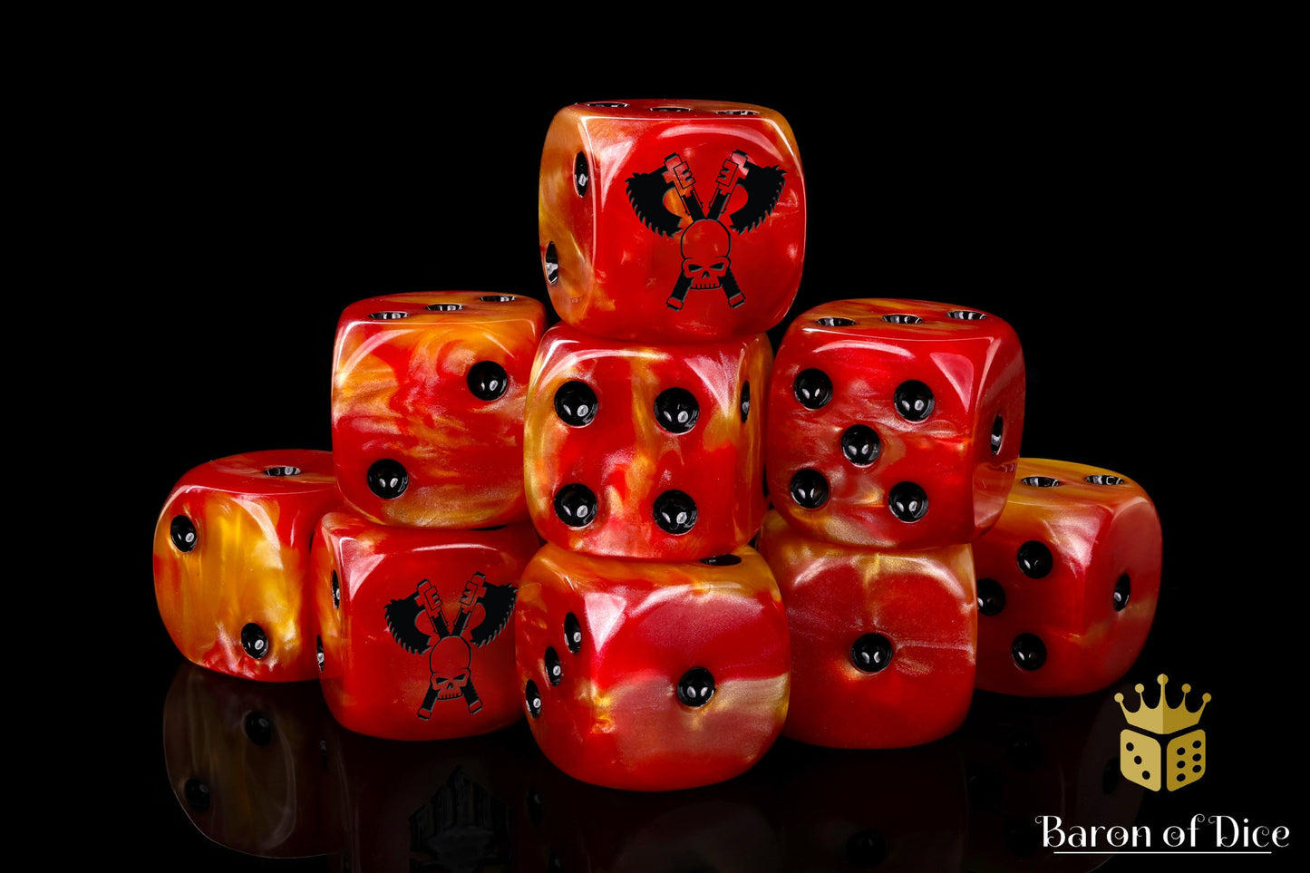 Skull Grinders, Fiery Hell, Dice