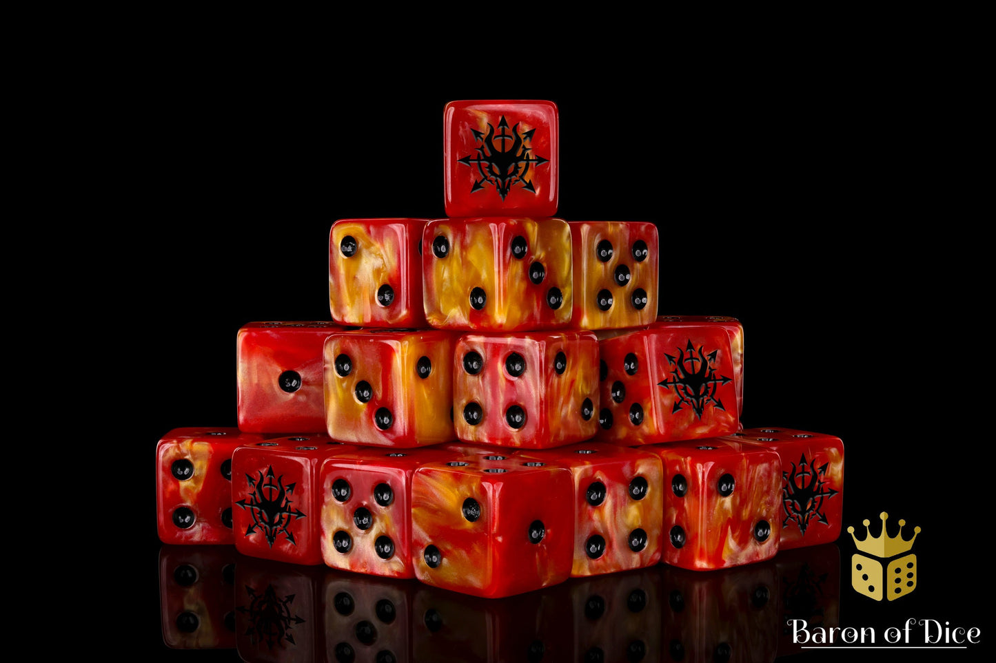 Devil Dragon, Fiery Hell, Dice