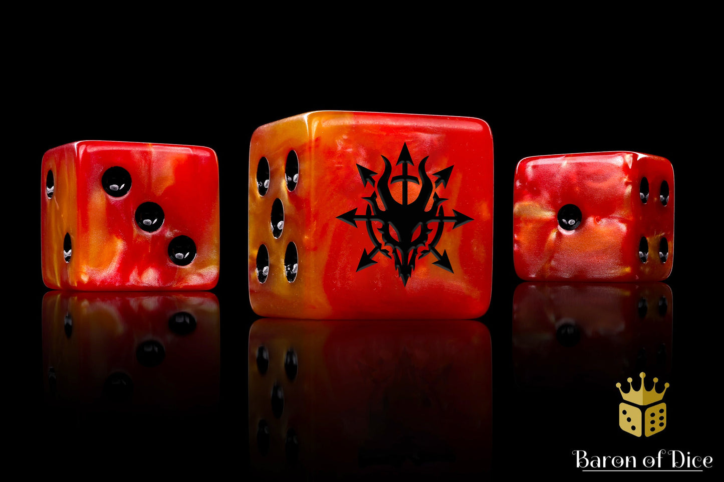 Devil Dragon, Fiery Hell, Dice