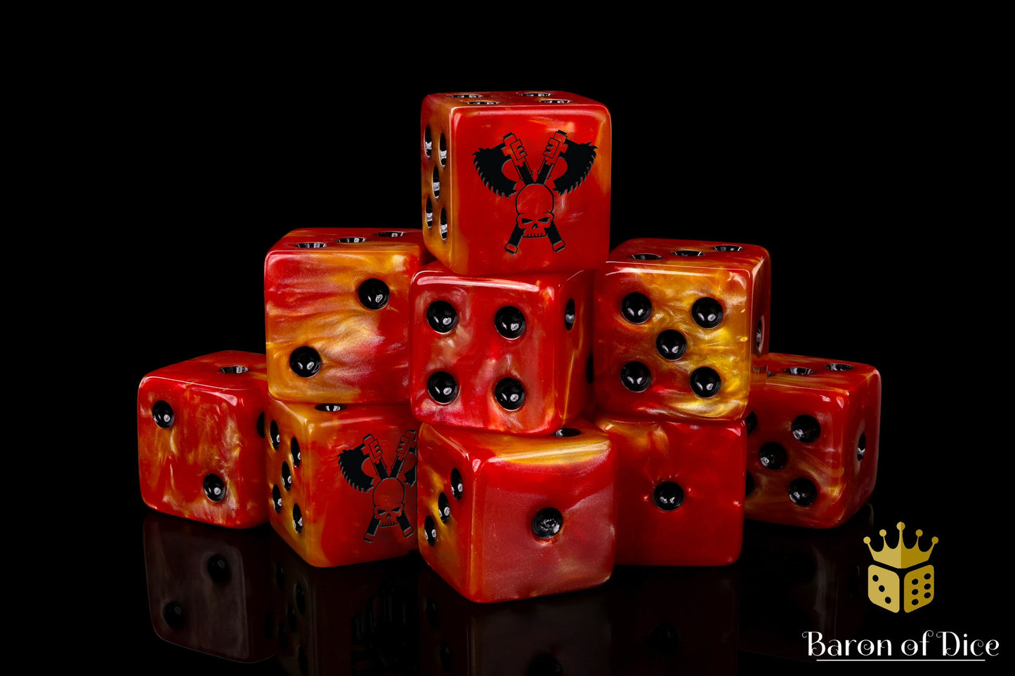 Skull Grinders, Fiery Hell, Dice