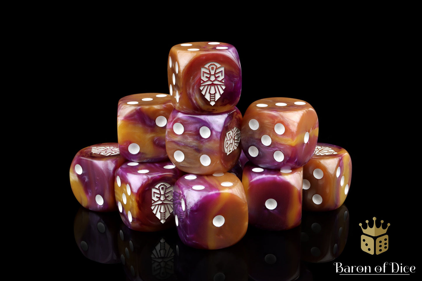 Dwarven Gold 16Mm Dice