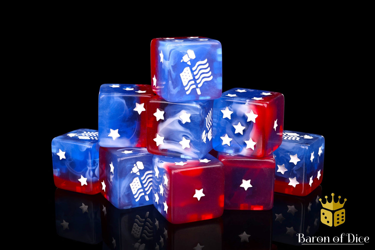 Team Usa'S Official 2024 Aos Worlds 16Mm  Dice