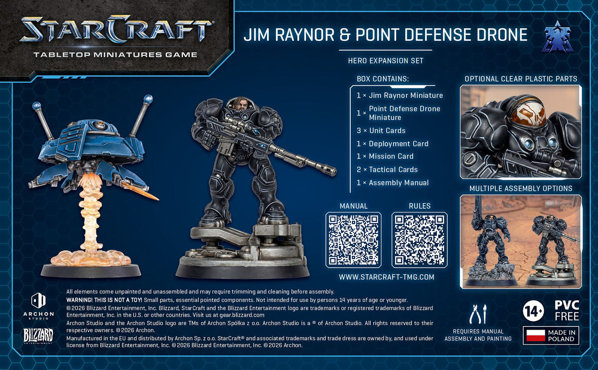 StarCraft TMG: Terran Hero - Jim Raynor & Point Defense Drone