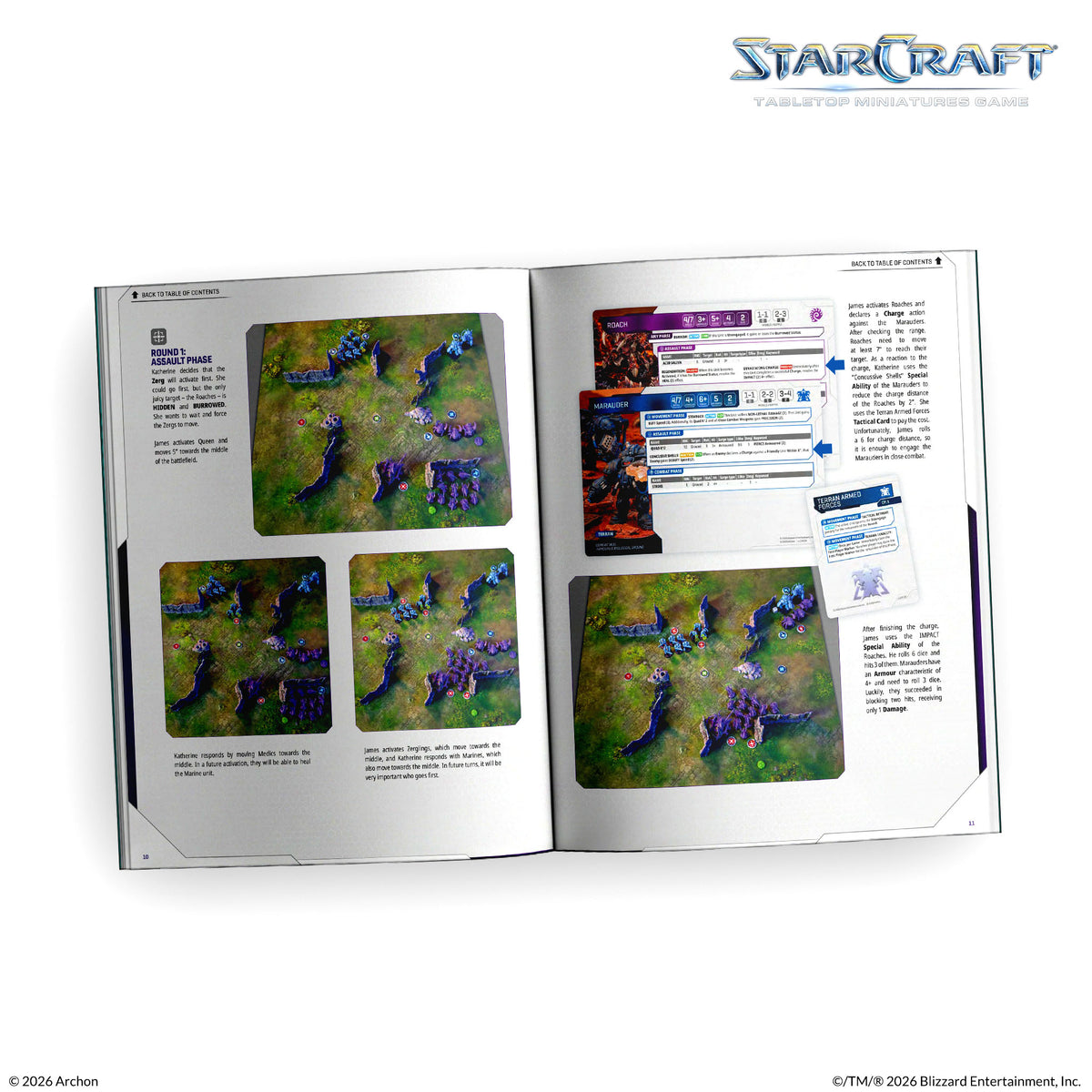 StarCraft Tabletop Miniatures Game Rulebook