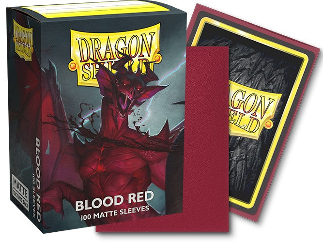 Dragon Shield Sleeves: Standard Matte - Blood Red