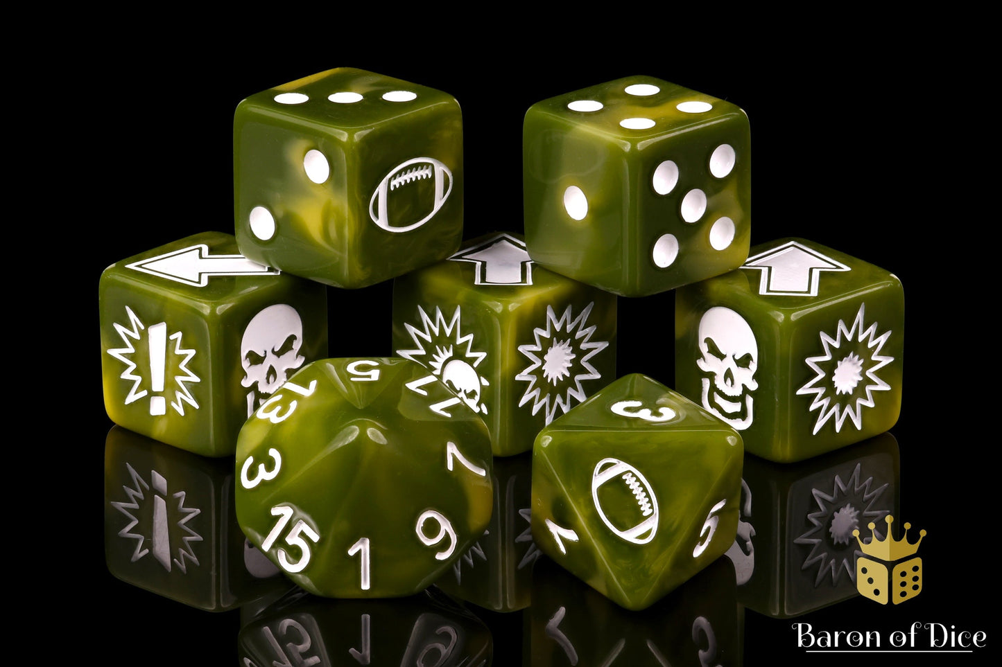 Diseased, Football Dice Sets