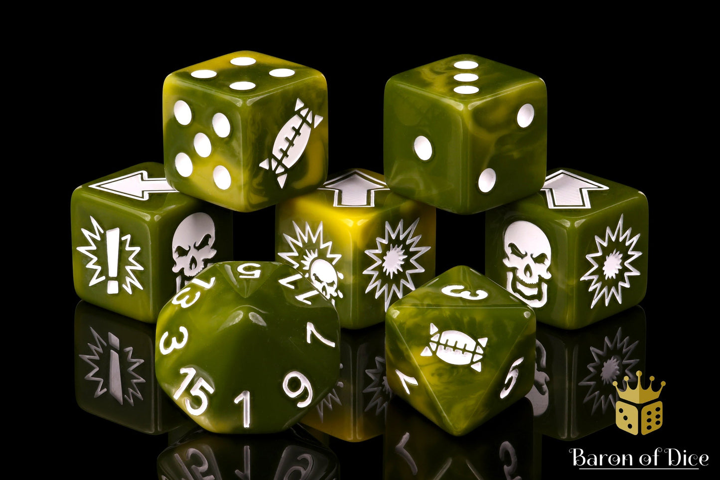 Diseased, Football Dice Sets