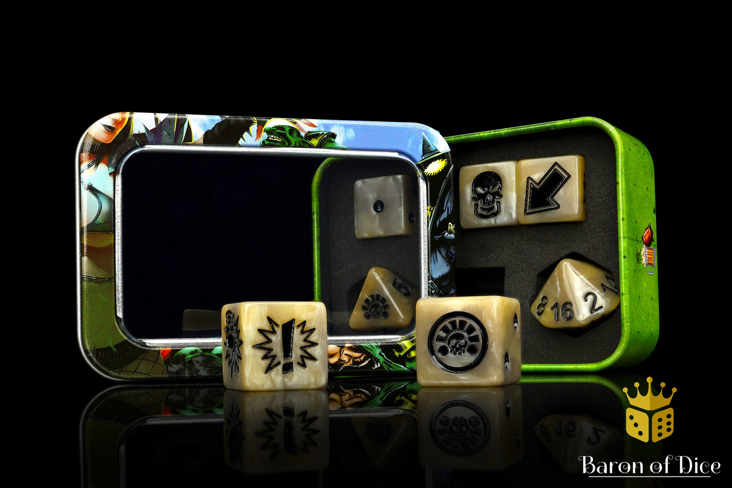 Bone, Football Dice Sets