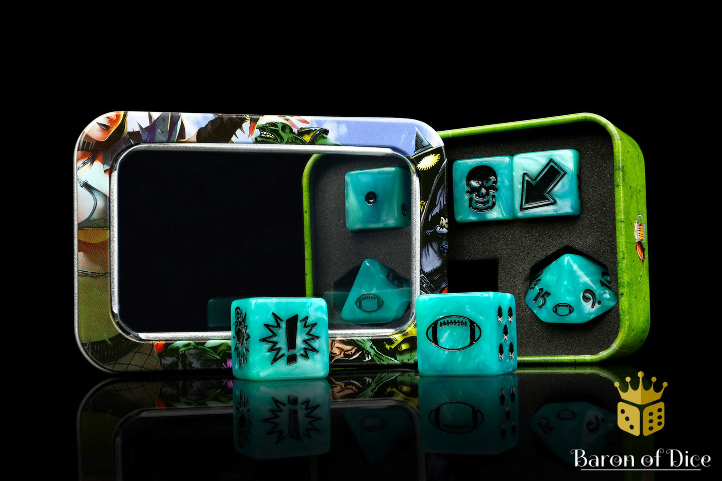 Ethereal Blue, Football Dice Sets