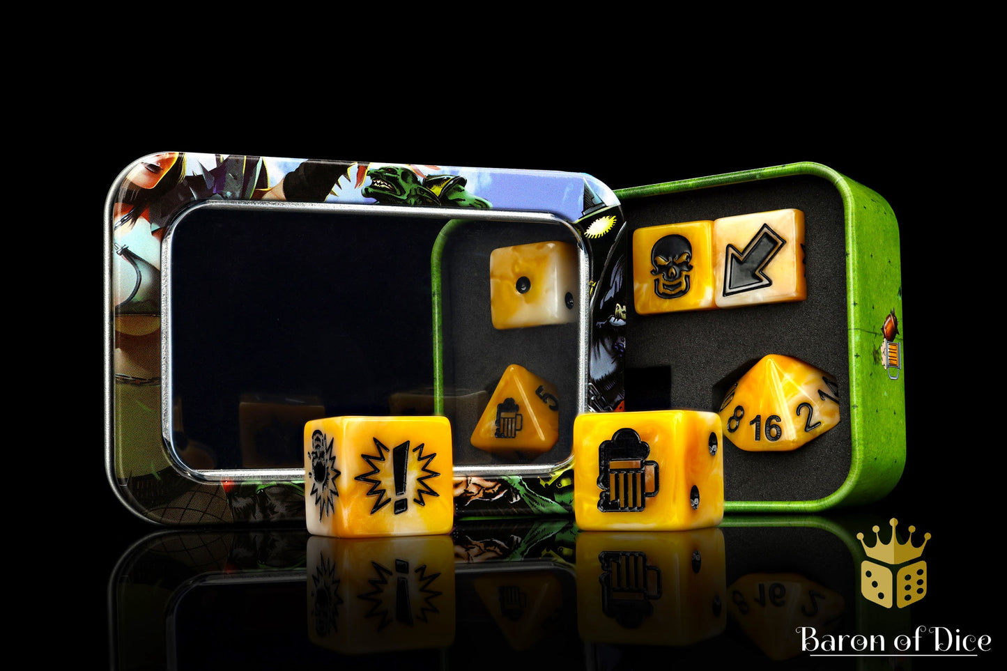 Gold, Football Dice Sets