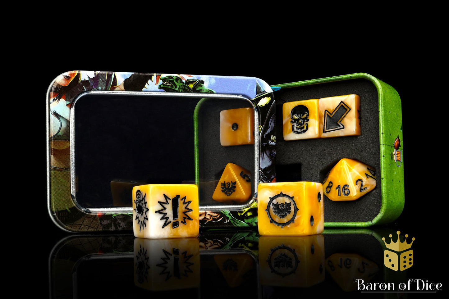 Gold, Football Dice Sets