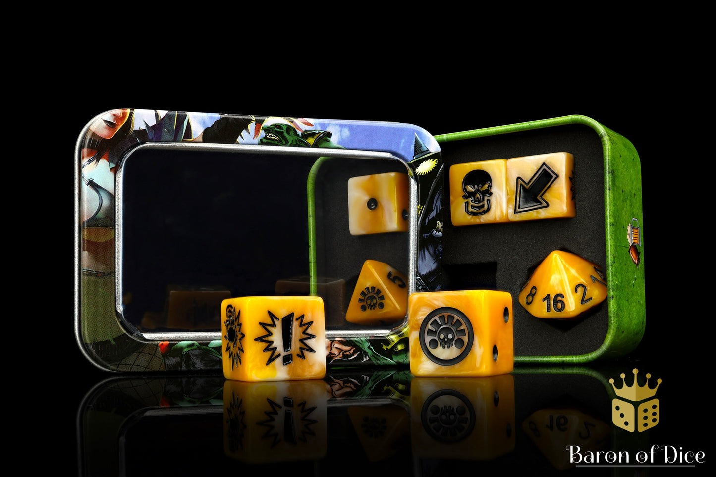 Gold, Football Dice Sets