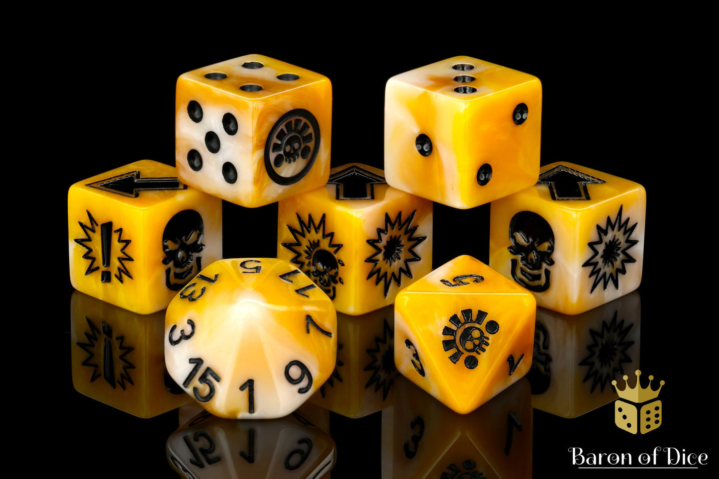 Gold, Football Dice Sets