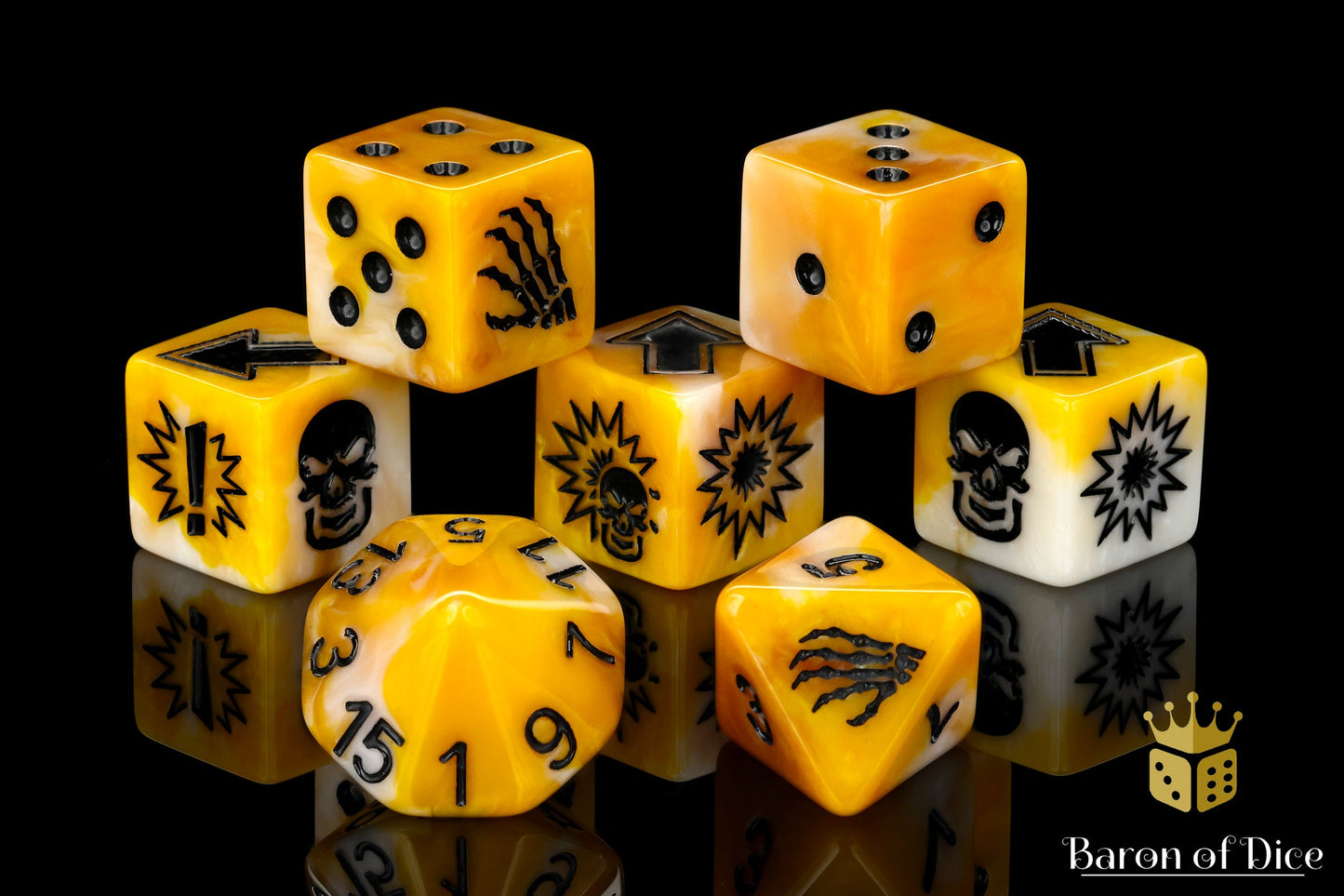 Gold, Football Dice Sets