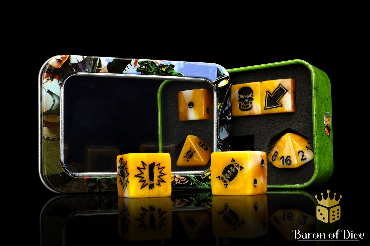 Gold, Football Dice Sets