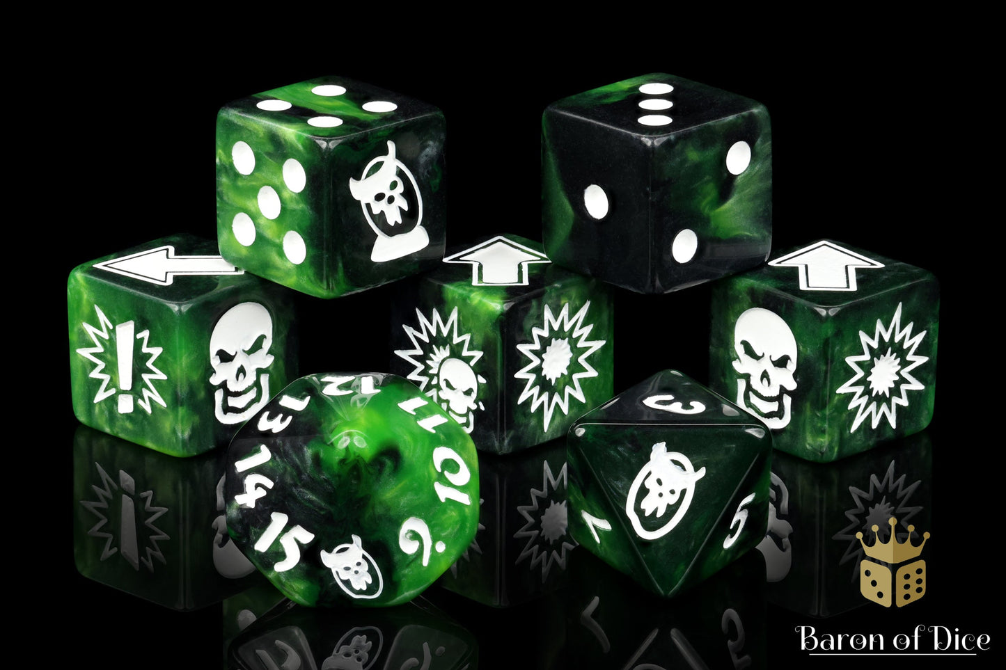 Warp Green, Football Dice Sets