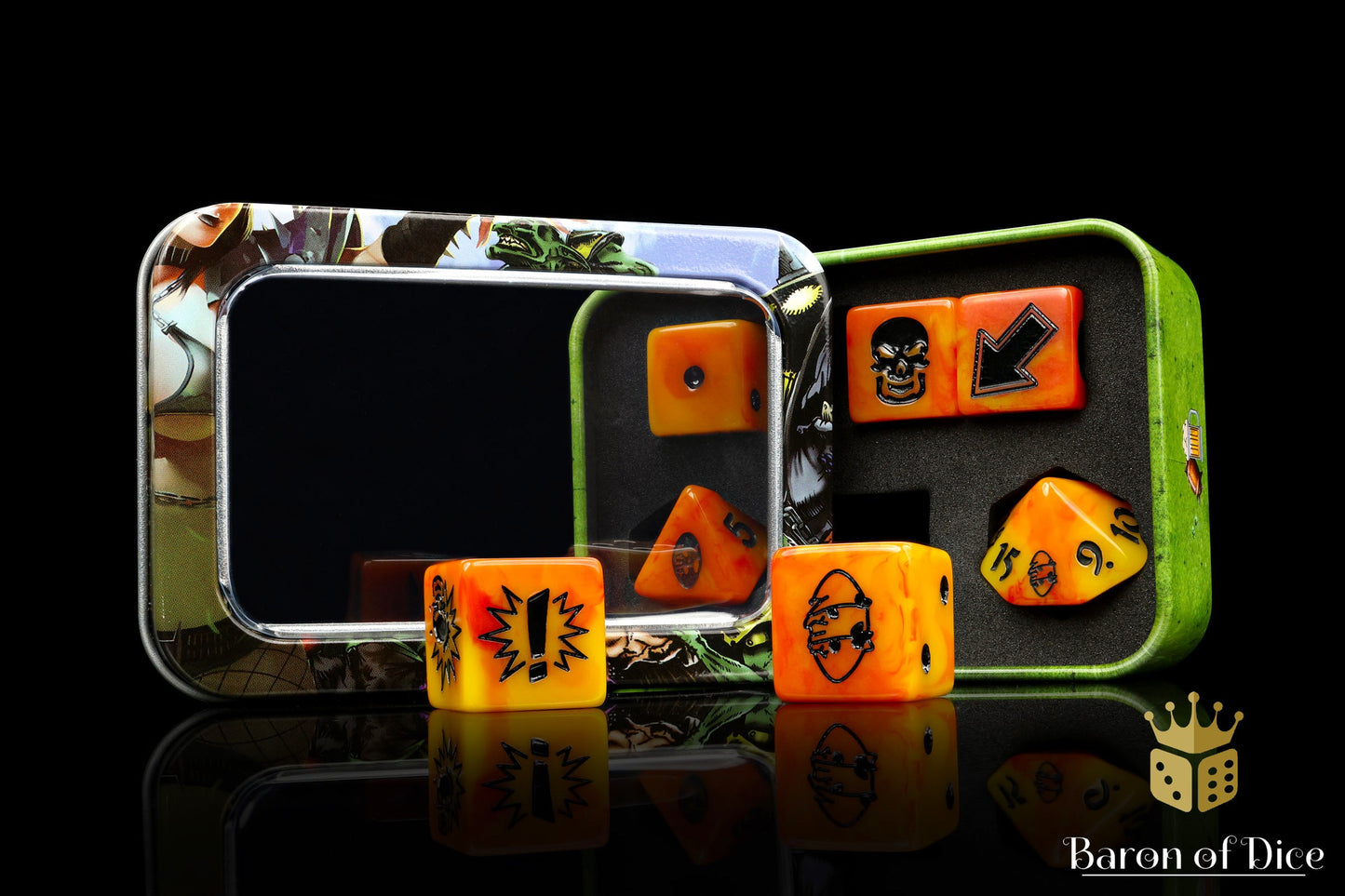 Orange Fire, Football Dice Sets