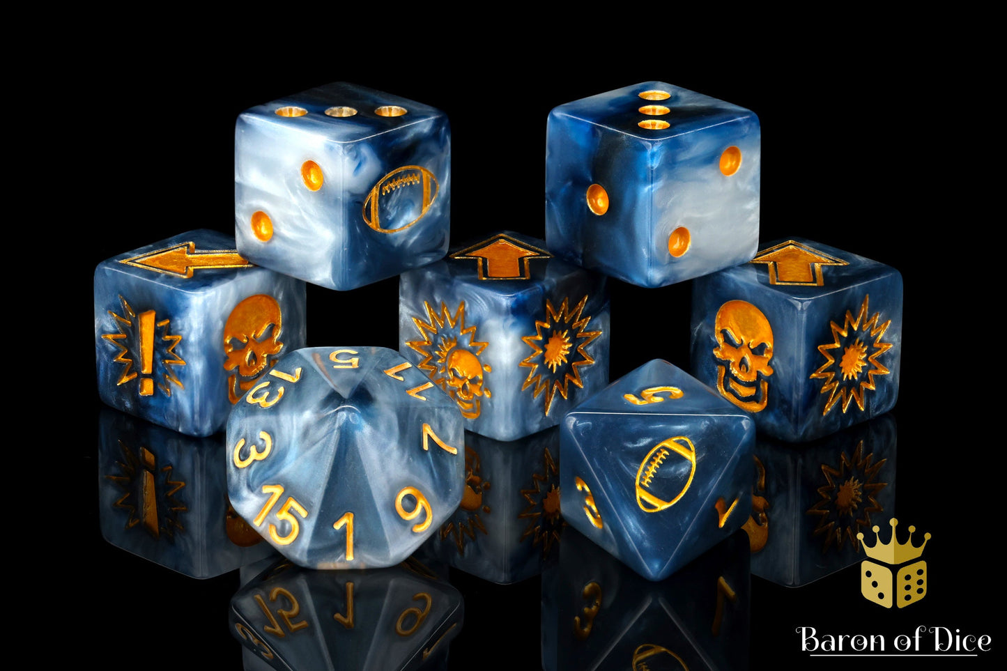 Titanium, Football Dice Sets