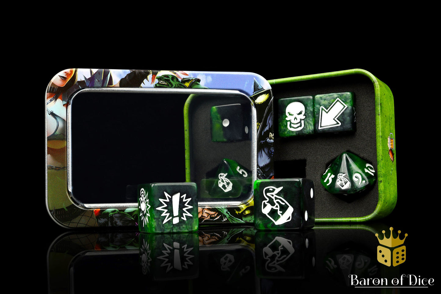 Warp Green, Football Dice Sets