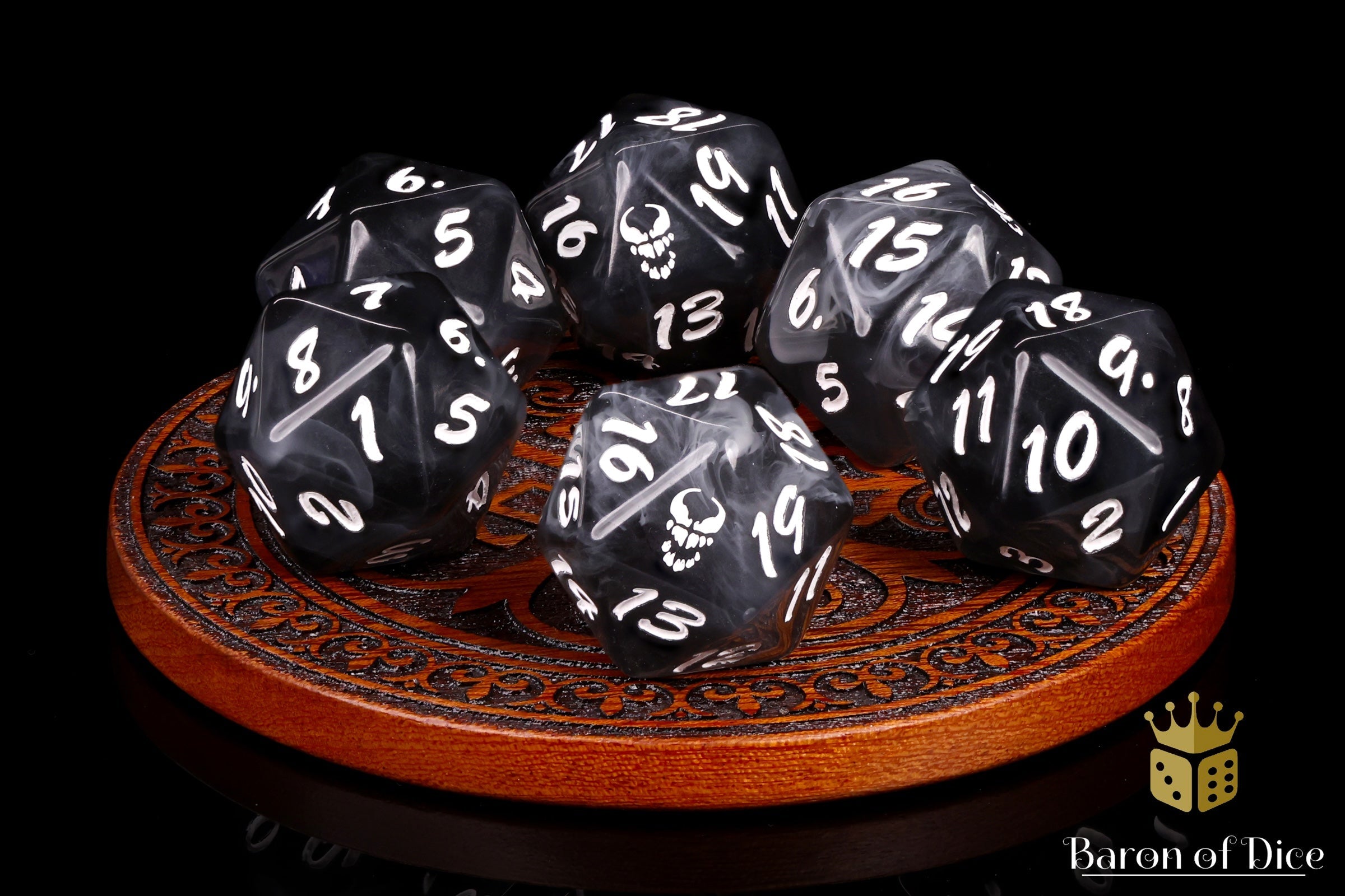 Oversized D20 Spindown | Symbiote – Chaos Legion Gaming