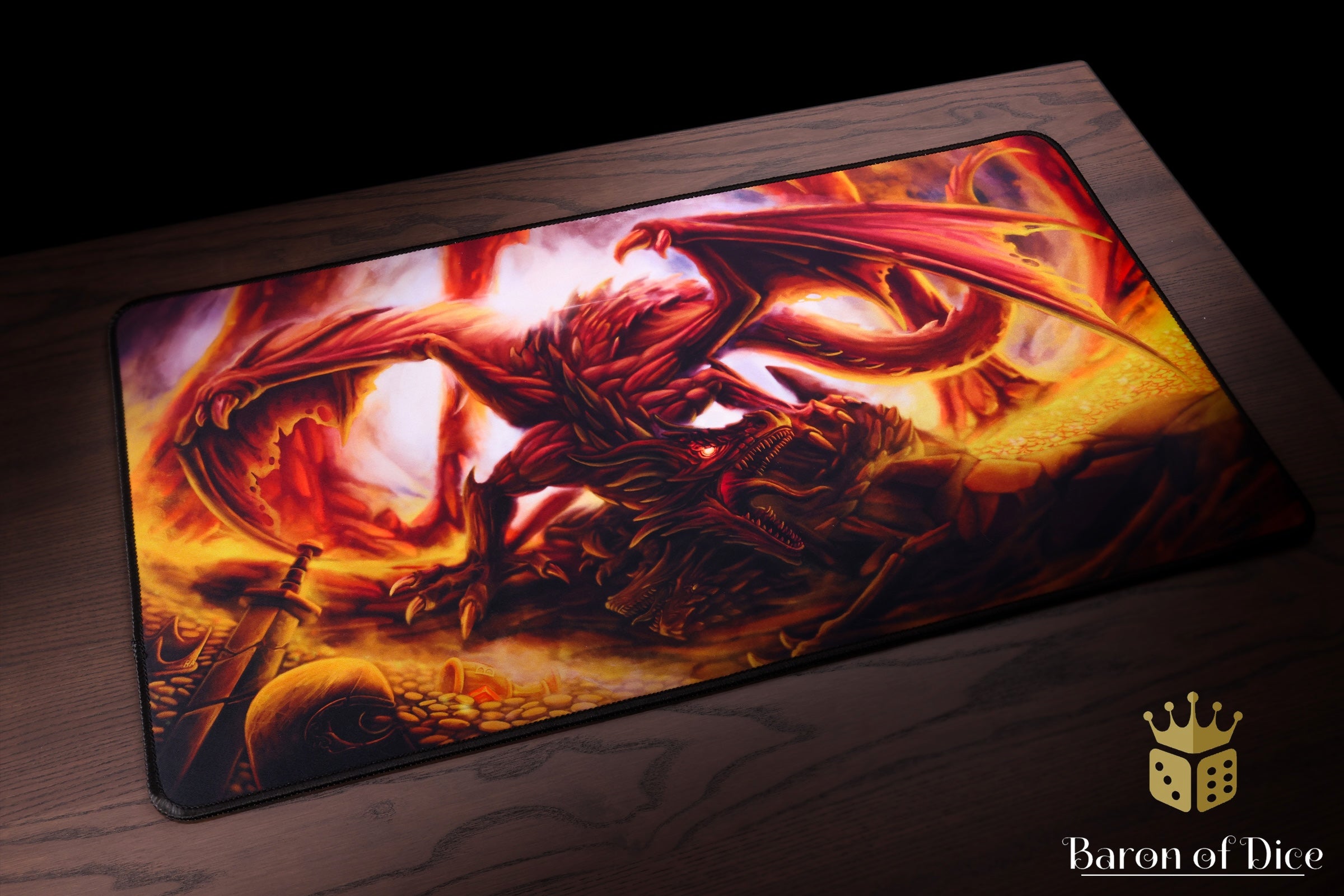 Dragunity Mat Premium Oversized Playmat - Dragon Lair – Chaos Legion Gaming