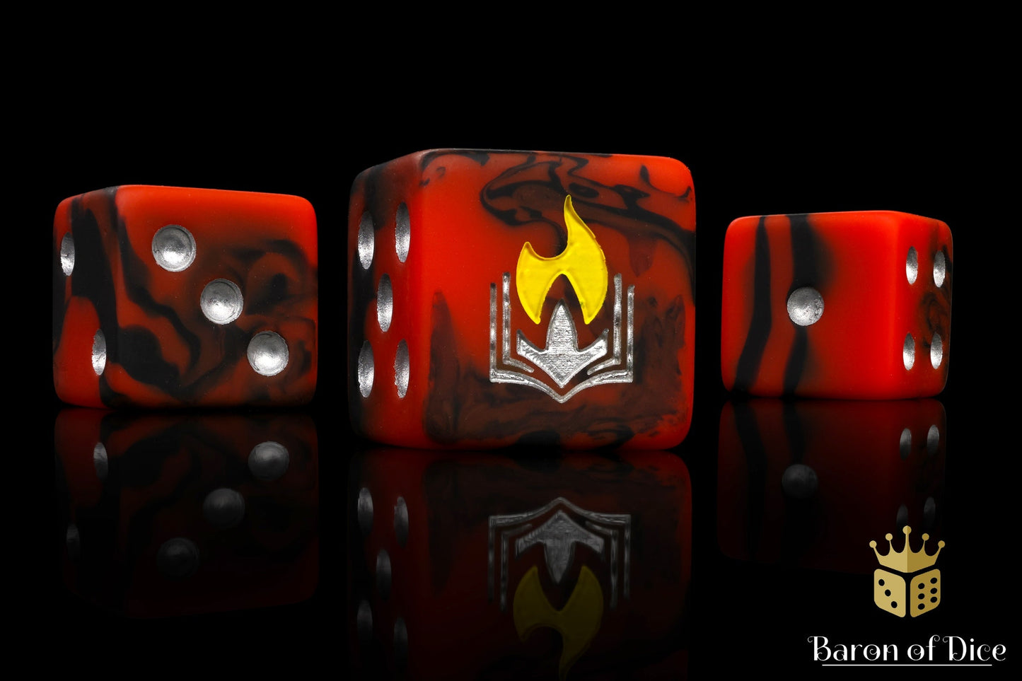 Scorched Book, 16Mm Dice