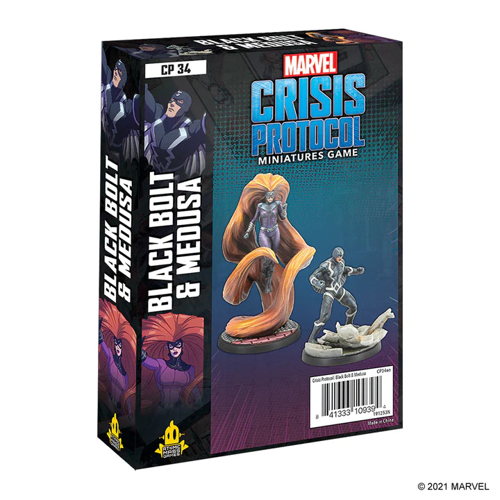 Marvel: Crisis Protocol - Black Bolt & Medusa