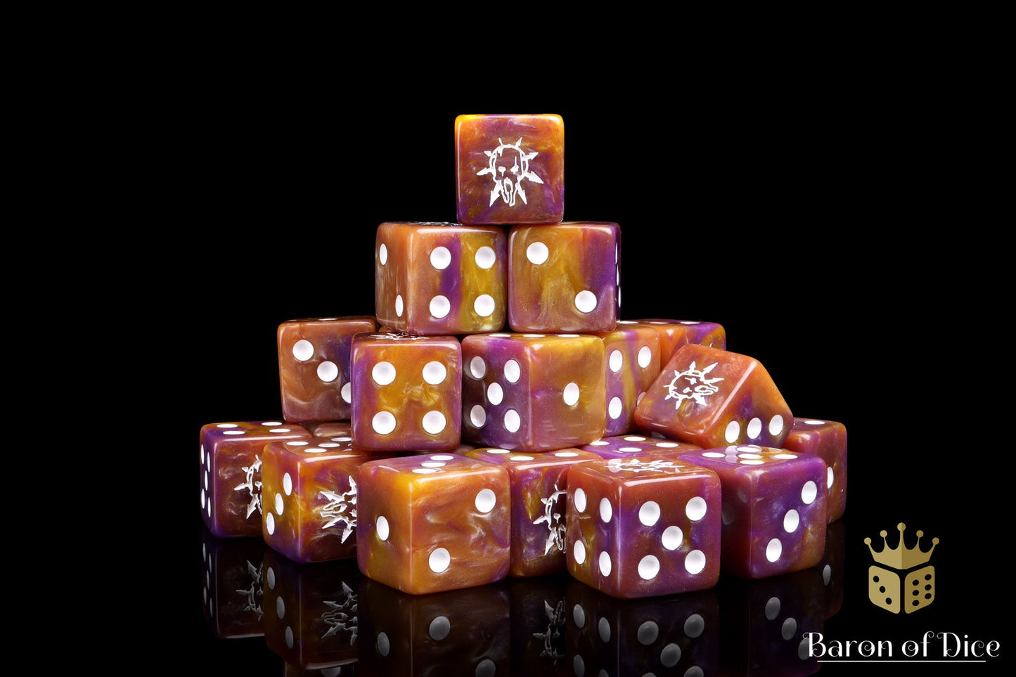 Tainted Knight, Purple 16Mm Dice