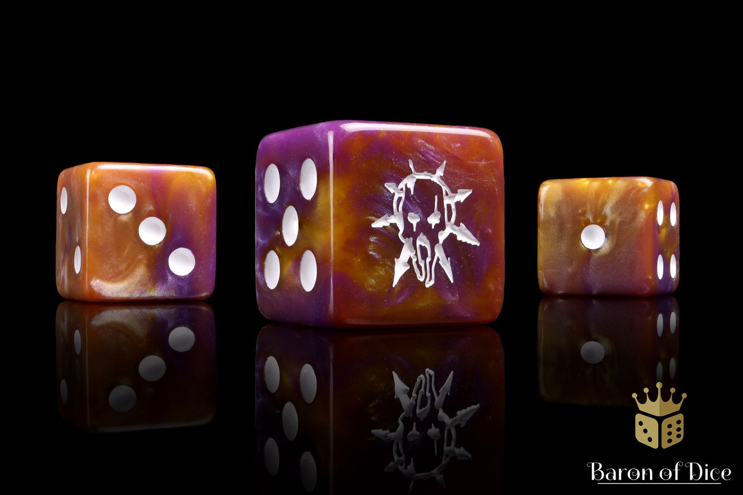 Tainted Knight, Purple 16Mm Dice