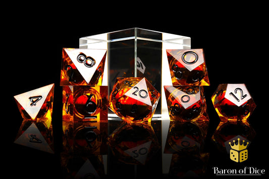 Evil Eye Sharp Edge Rpg Dice Set - 7 Pieces