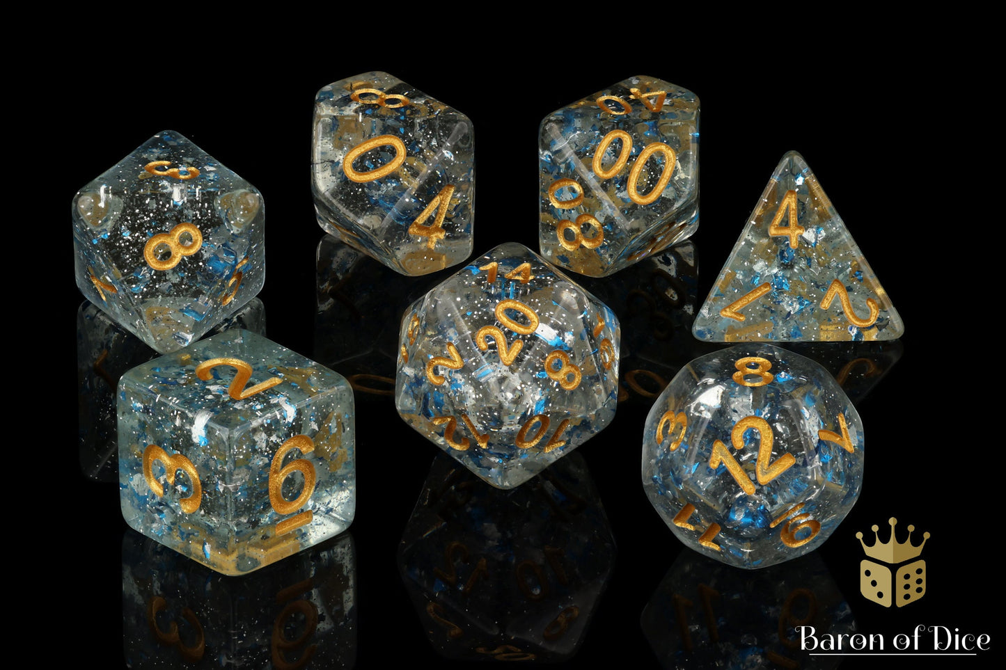 Celestine Rpg Dice Set - 7 Pieces