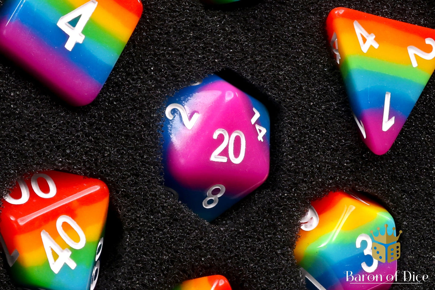 Pastel Rpg Dice Set - 7 Pieces