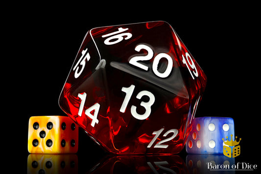 Big Ass D20 - Red Fire