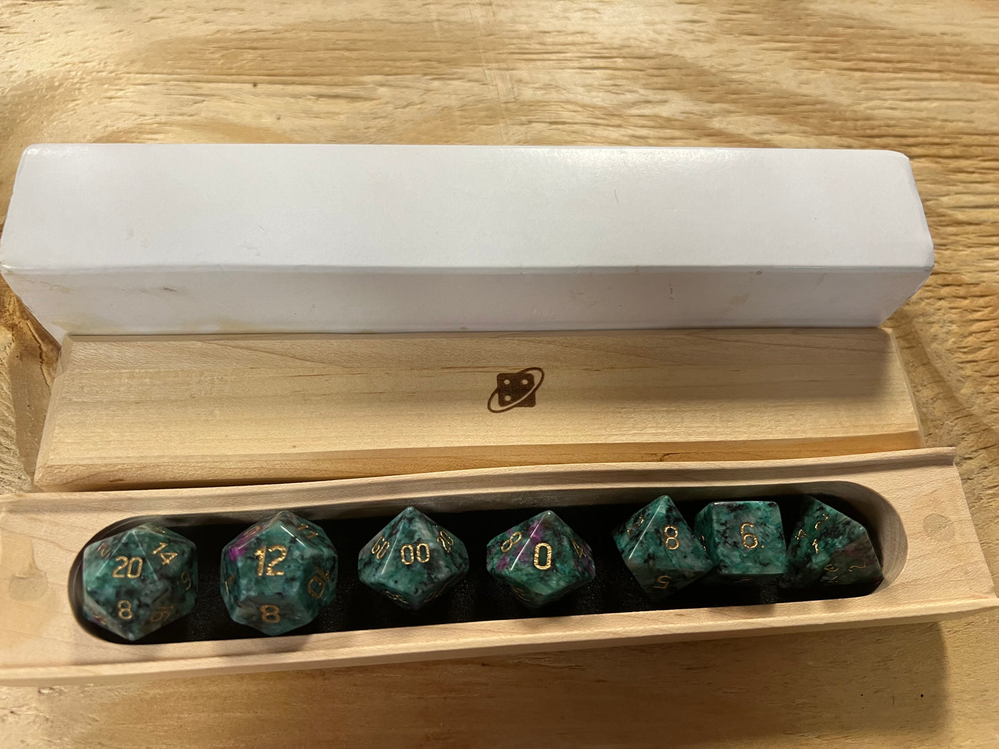 Jade Dice Set