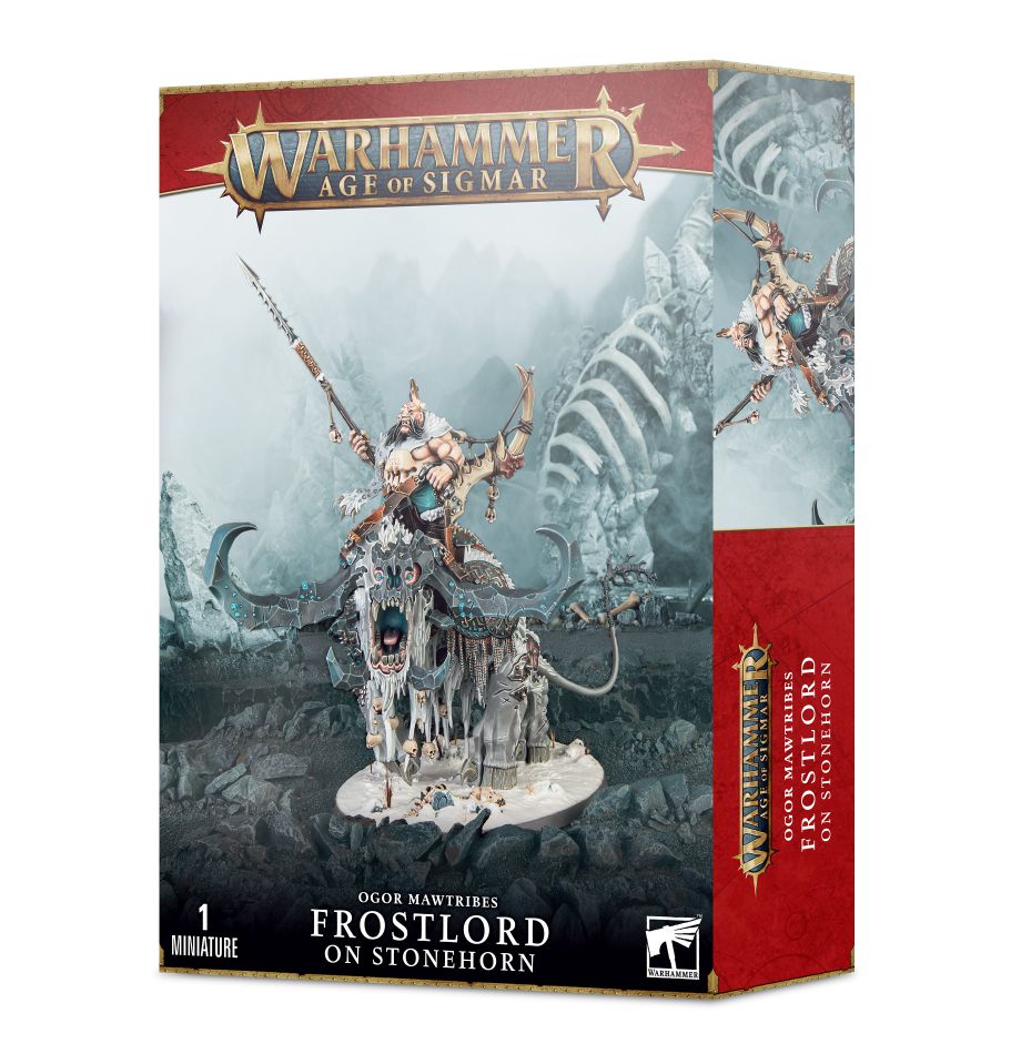 Games Workshop Frostlord Huskard Or Beastriders On Stonehorn / Thundertusk