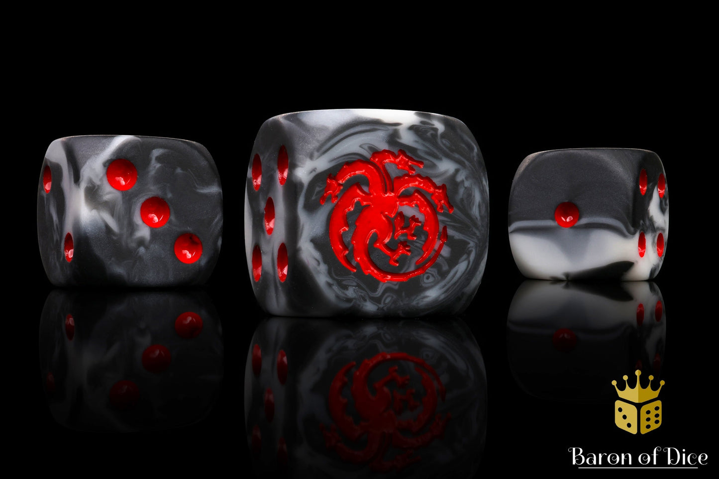 Thrice-Headed Dragon 16Mm Dice