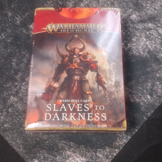 Slaves To Darkness Warscroll Cards